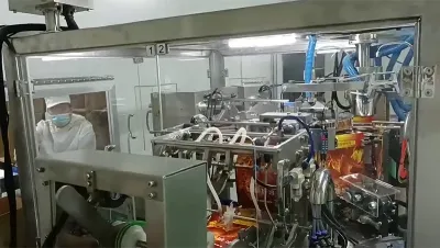 Envasado de marinados en polvo