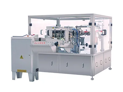 Máquina de llenado y sellado de alta velocidad de bolsas preformadas (50-70 bolsas/min)