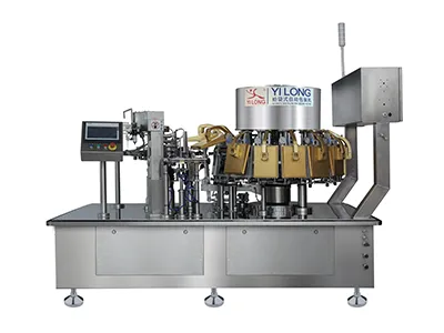 Envasadora rotativa automática al vacío de alta velocidad (hasta 110 bolsas/min)