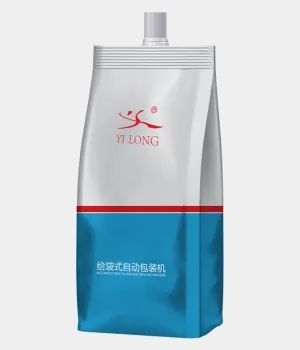 Bolsa de fondo plano con boquilla