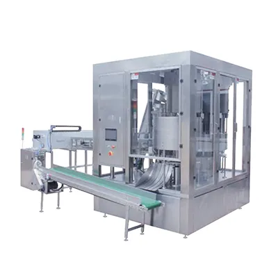 Máquina de llenado de bolsas con boquilla